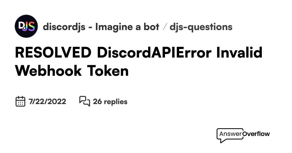 NEW] Discord Webhooks  Nextcord and Discord.py 