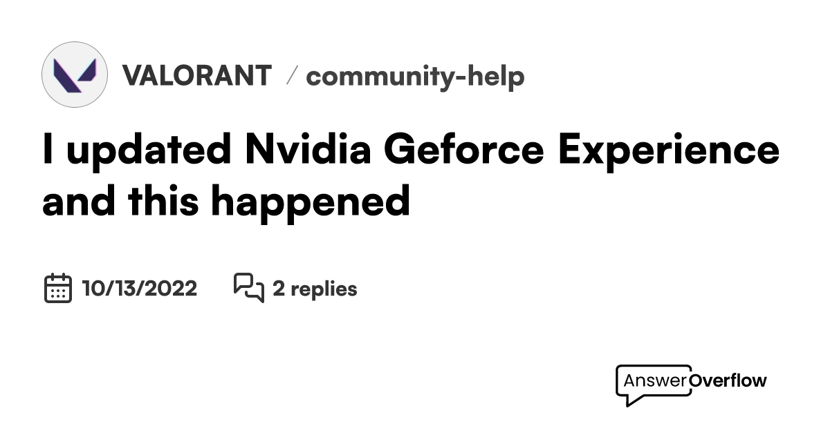 Geforce 2025 experience valorant