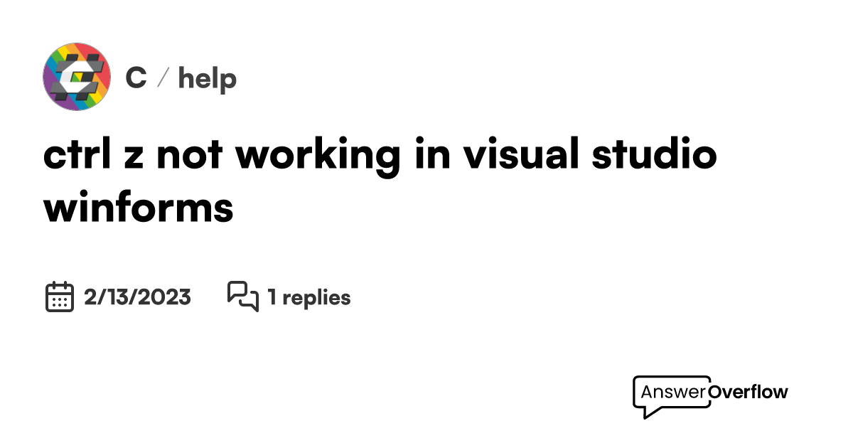 ctrl-z-not-working-in-visual-studio-winforms-c