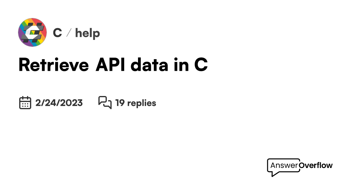 Retrieve API data in C# - C#