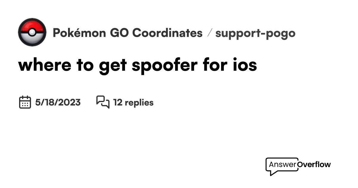 Best 5 Pokemon Go Spoofers for iOS in 2023