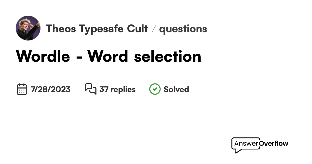 wordle-word-selection-theo-s-typesafe-cult