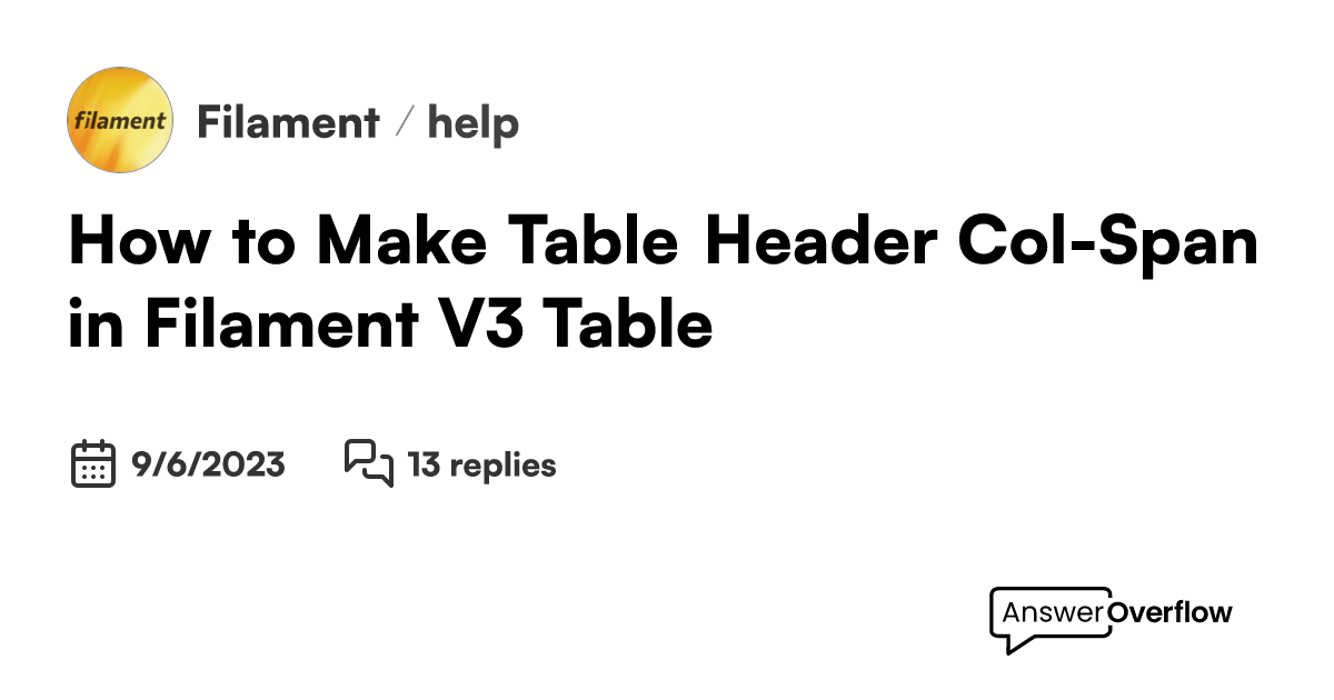 how-to-make-table-header-col-span-in-filament-v3-table-filament