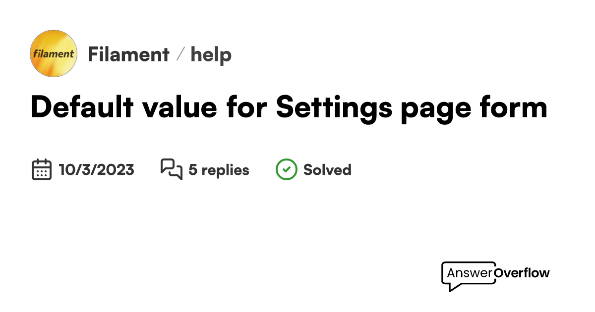 default-value-for-settings-page-form-filament