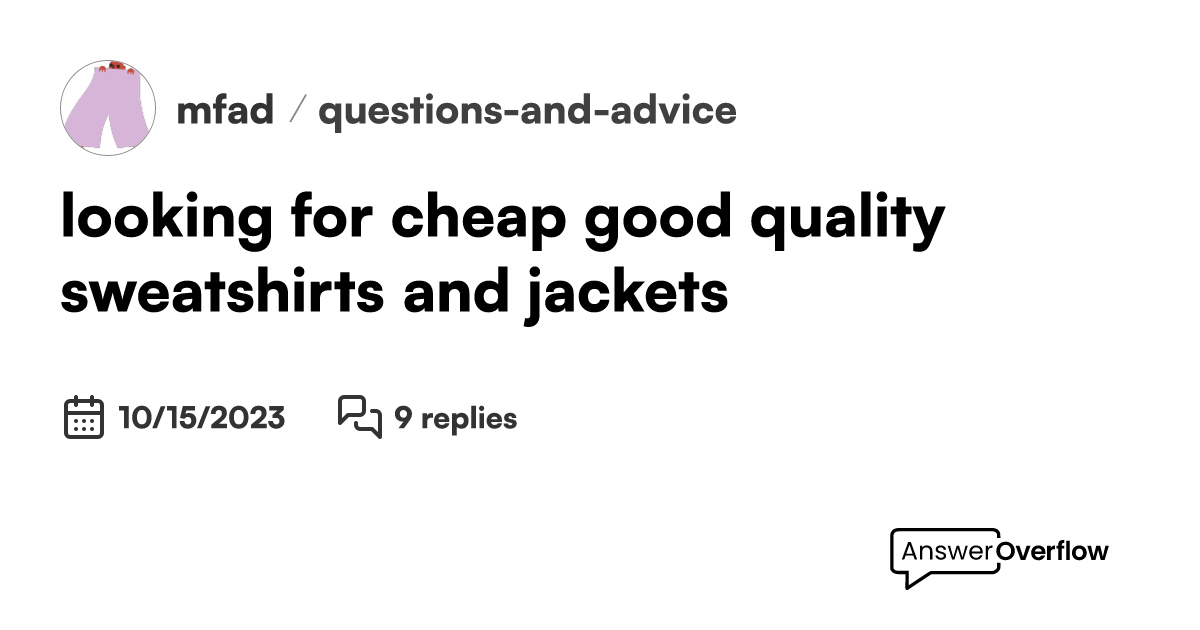 Good clearance cheap sweatshirts