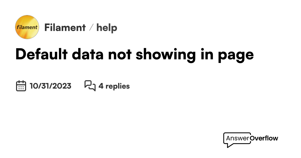 default-data-not-showing-in-page-filament