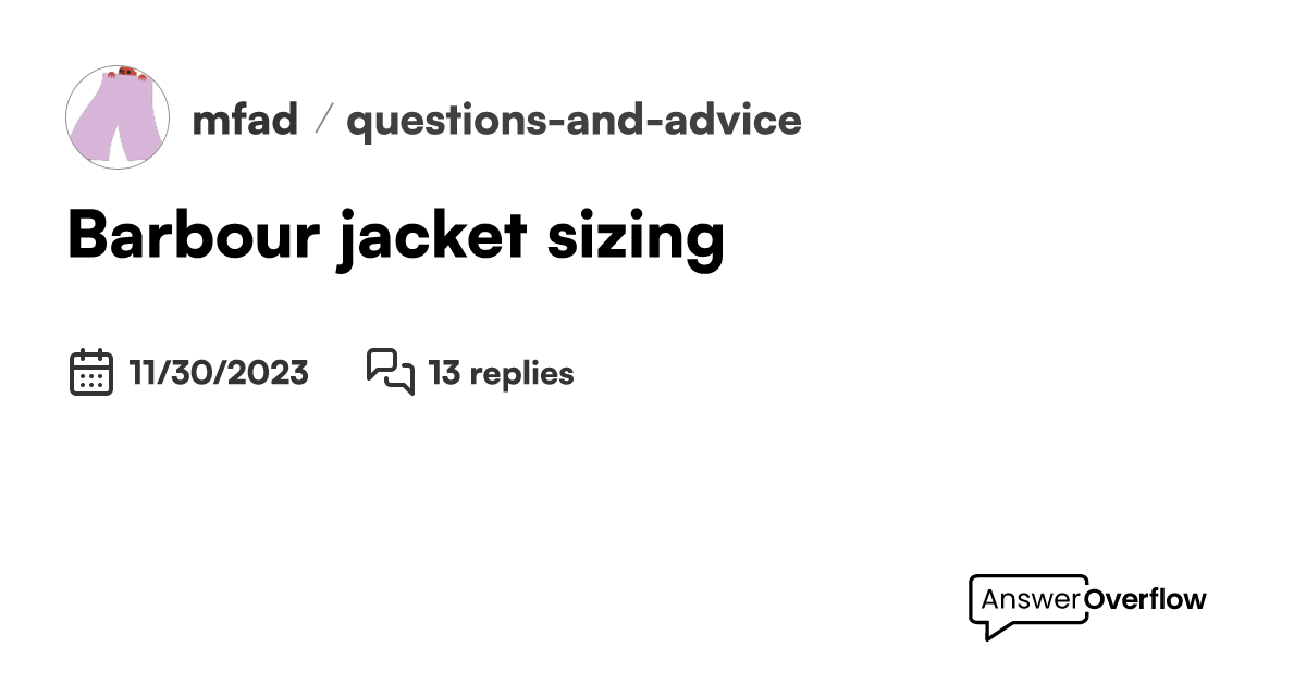 Barbour jacket hot sale size guide