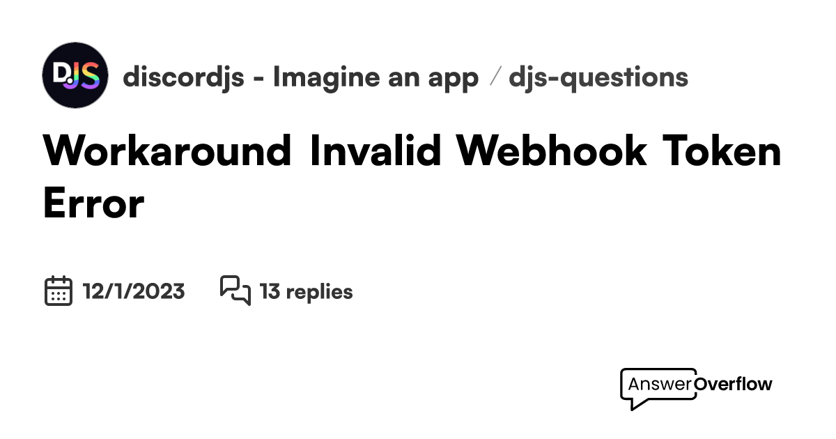 Error in Sending Webhooks · Issue #11 · MinnDevelopment/discord-webhooks ·  GitHub