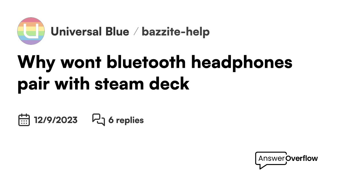 Steam best sale bluetooth headphones