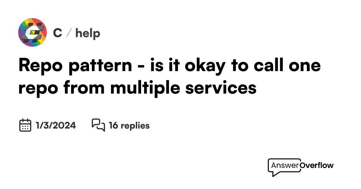 repo-pattern-is-it-okay-to-call-one-repo-from-multiple-services-c