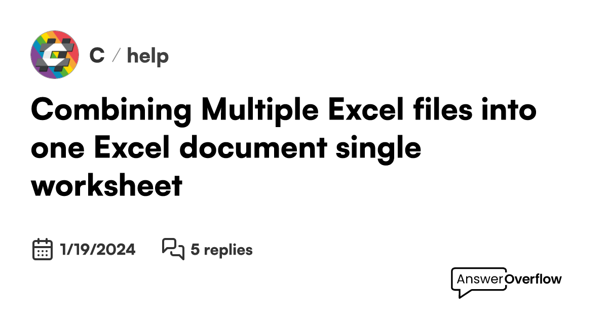 combining-multiple-excel-files-into-one-excel-document-single