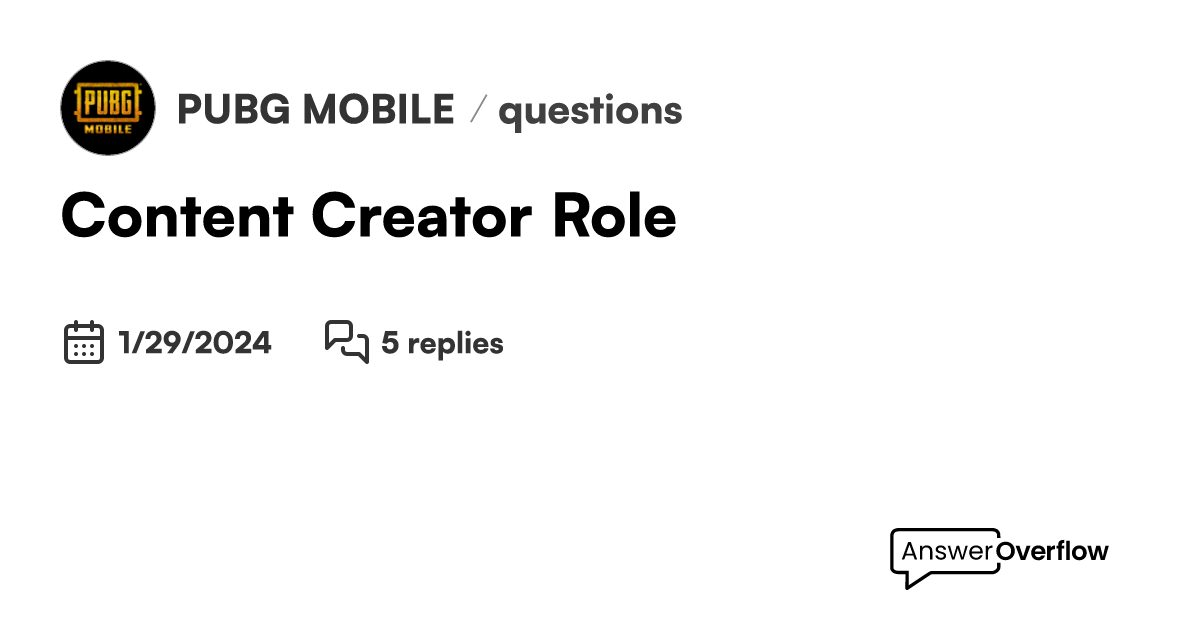 content-creator-role-pubg-mobile