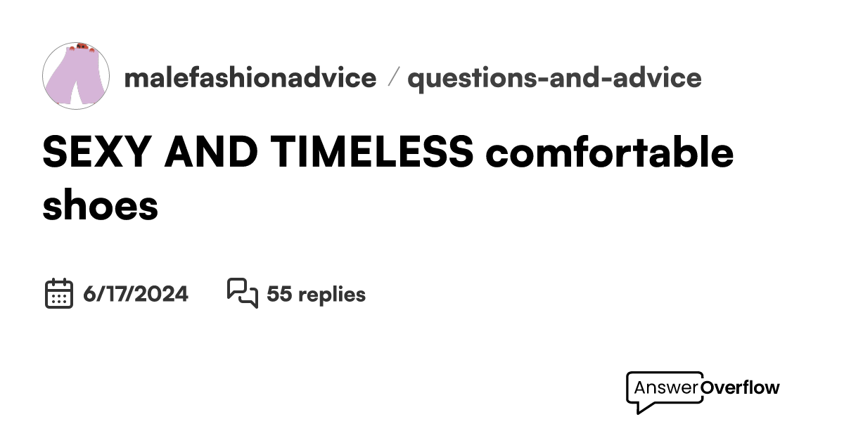 SEXY AND TIMELESS comfortable shoes - malefashionadvice